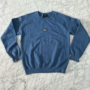 OBEY Logo Crewneck Sweatshirt Sz Small